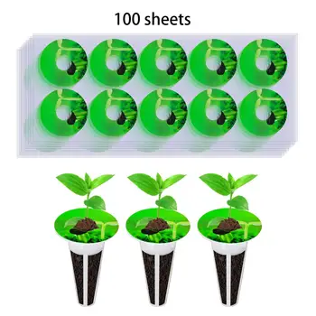 100x етикети за растения хидропонно, етикети за саксии със семена, стикери за маркиране на растения и разбиране на техния растеж