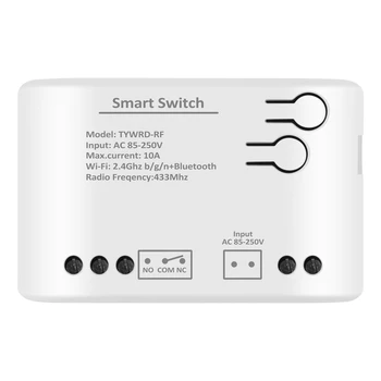 1CH RF Smart Switch AC85-250V WIFI Sasha Дистанционно Управление 433 Прекъсвач Светлина 10А Release Самоблокирующаяся Заключване Бавно