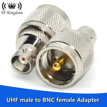 1БР мъжки UHF до гнездовому радиочастотному адаптер BNC SL16/BNC-JK включете SL16 към главичката В9 M към BNC-JK