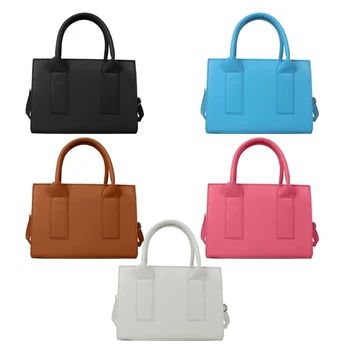 2023 Чанта през рамо за момичета, женствена чанта през рамо, малка квадратна чанта, универсална модна чанта-тоут, чанта с голям капацитет.
