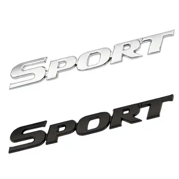 3D Метален лого, букви спортната емблема, икона на крилото на колата, багажника за Toyota Corolla Rav4 Yaris Highlander Sport Аксесоари Stikcer