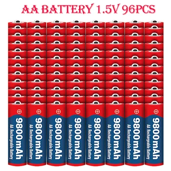 AAbattery100% Оригинал 2023New Високо Качество на 1.5 9800 mah Акумулаторна Батерия Тип АА за Led Играчки Камера, Микрофон Батерия