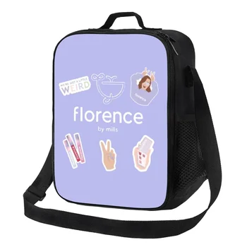 Florence By Mills Изолирано чанта за обяд за жени, термосумка-хладилник за Bento, плажен къмпинг, за пътуване