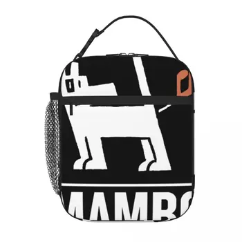 Mambo Не приема заместители, чанта за обяд с кучешки графика, Ланчбокс, Термосумки, Чанта за обяд за деца