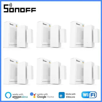 SONOFF DW2 WiFi/SNZB-04 Zigbee Сензор за Прозорци, Врати, Интелигентен Дом, Охранителни Датчици за Отваряне/Затваряне За eWeLink Алекса Google Home