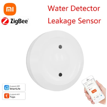 Xiaomi Zigbee Сензор потапяне във вода Smart Life Сензор, изтичане на вода Заявление за сигнализация за вода Дистанционно наблюдение Детектор за изтичане на вода на Sasha