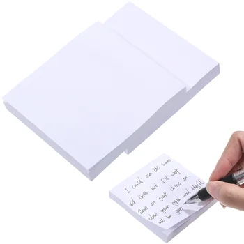 бележник за водене на записки 3шт, квадратни самозалепващи бележки, канцеларски материали за водене на записки-стикери