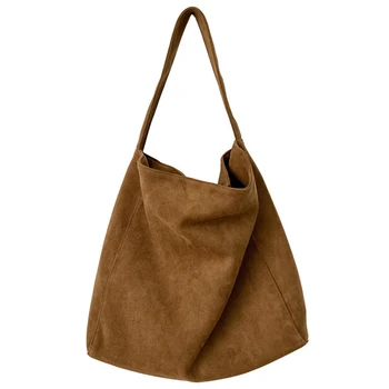 Дамски работна чанта-тоут, стилна ежедневна чанта от твидовой тъкан, модни класическа чанта в стил ретро, за ежедневна употреба в офиса, однотонная чанта
