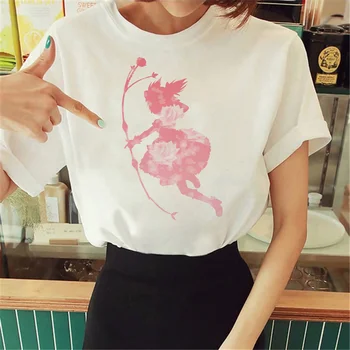 Женска тениска Madoka топ в стил харадзюку, дамски дрехи, графичен дизайнер