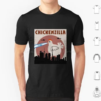Забавна тениска Chickenzilla, Мъже, Жени, Деца, 6Xl, Пилета-фермери, Пилета, Любители на пилета, Пилета, Пилета, Смешни пилета, Пилета