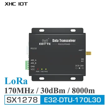 Конвертор Безжични радиоприемник данни на Suzan SX1278 170 Mhz RS232 RS485 30 стока 8,0 км E32-DTU (170L30) XHCIOT RF Предавател на Далечни разстояния