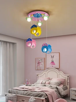 Креативен cartoony лампа за детска стая, Led энергосберегающая спалня, детска градина, лампа за момче, полилей за момичета, увеселителен Парк