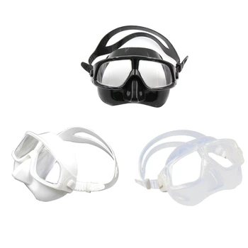 Маска за гмуркане от закалено стъкло със защита от течове, маска за гмуркане с шнорхел, очила за гмуркане с широк преглед за гмуркане с шнорхел