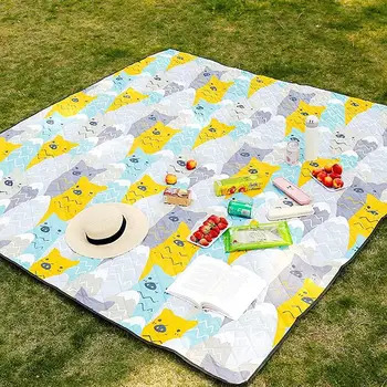 Многофункционален ултразвуков подложка за пикник, голяма плажна одеяло, защитено от пясък, Складное улично одеало, дюшек за къмпинг, пикник на тревата