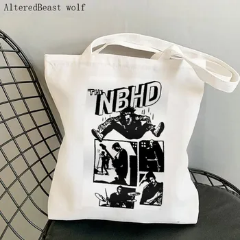 Модни дамски чанти за купувачите The Nbhd Комикси Custom Environmental Storage Множество холщовая чанта през рамото си училищна чанта