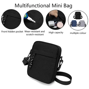 Мъжка чанта през рамо, модерен диагонал раница, мини-ежедневни, спортни чанти и калъфи за мобилни телефони