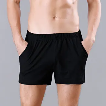 Мъжки къси панталони, хавлии за плаж, Летни панталони с еластичен ластик на талията, 2019, Обикновена топене, Модерни Стилни ежедневни спортни къси панталони за фитнес