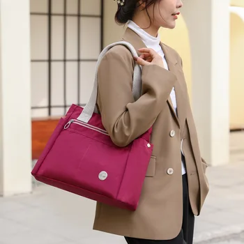 Найлон дамска чанта, ежедневни луксозни чанти с голям капацитет, дамски чанти-месинджър, модерна чанта за рамо, дамска чанта чанта