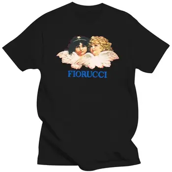 Нова тениска Fiorucci Angels, памучен тениска 2021 г., мъжки ежедневни тениска с кръгло деколте и къси ръкави.