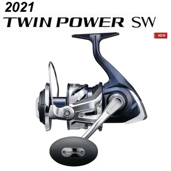 НОВИ Оригинални макара SHIMANO TWINPOWER TWIN POWER SW за морски риболов 2021 година 8000HG 10000PG 14000XG Endurance Wheel Произведено в Япония