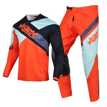 Панталони от защитен джърси за мотокрос MX, комбиниран костюм за състезания на мотори и офроуд, ендуро, МТБ, BMX, SX DH, велосипедна оборудване