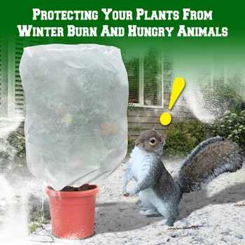 Подслон за растенията, антифриз, Зимни храсти, покрити нетъкани материали За предотвратяване на кражба на храна вредни насекоми и малки животни