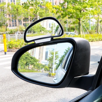 Помощно Огледалото За Обратно Виждане На Автомобила, Регулируема Широкоугольное Сляпо Петно, Куполна Огледалото За Обратно Виждане, Защелкивающееся За Асистирана Паркиране