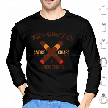 Пуши Пури Smoker Art-Идеален Подарък За Мъже Clever Class, Блузи С дълъг Ръкав, Пури, Това е, Което Правя, Пуша Пури