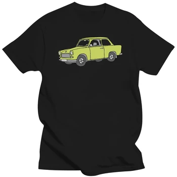 Реколта мъжка тениска Trabant (Baligreen Car) 2020, мъжки тениски с къс ръкав и защита от бръчки, хип-хоп