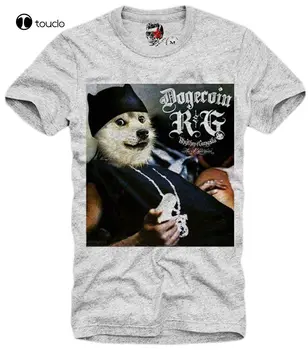 Тениска Dogecoin Doge Илона Маска Bitcoin Ethereum Crypto Wallstreetbets Custom aldult Teen unisex fashion смешни new