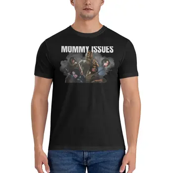 Тениска Mommy Issues Мъжка Тениска За Почивка от Чист памук, С Кръгло деколте Call Of Dutys War Game, Тениска С Къс Ръкав, Идея за Подарък За Дрехи