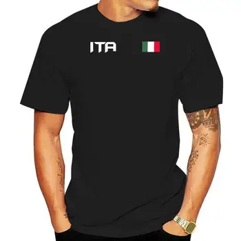 Тениска с флага на Италия, Италия, италиански спорт, Футбол, ръгби, подарък за рожден ден