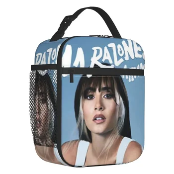 Термоизолированная чанта за обяд Aitana Arizones Spanish Singer, за многократна употреба контейнер за обяд за къмпинг, кутия за храна за пътуване