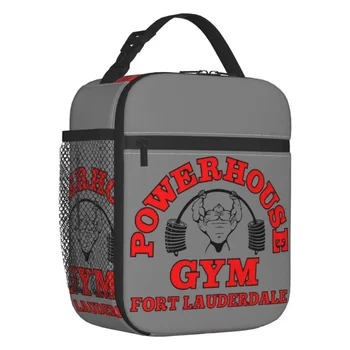 Утепленная чанта за фитнес зала Powerhouse за жени, за изграждане на мускулна маса, преносим термоохладитель, Обяд-бокс за хранене, Ученически пътувания