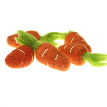 Фетровая морков ръчно изработени за снимки на новородени, реквизит за снимки на малки момичета и момчета, реквизит за снимки студийни аксесоари