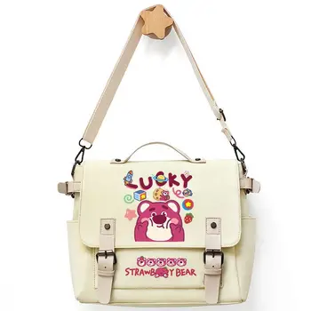 Чанта Дисни Lotso за жени и момичета, скъпа холщовая чанта през рамо, студентски училищна чанта, трайни луксозни дизайнерски чанти, безплатна доставка