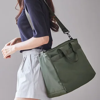 Чанта-месинджър през рамо, просто ежедневни бизнес чанта за мъже и жени, чанта през рамо с голям капацитет, диагонално чанта за пътуване, чанта за компютър