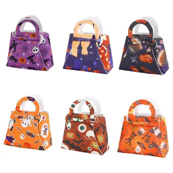 Чанти за предложения за Хелоуин, чанти-тоут за предложения за Хелоуин с дръжки, екологично чисти подарък пакети за предложения за Хелоуин, чанти за предложения за Хелоуин