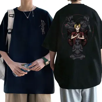 Японското Аниме Haikyuu Kenma Kozume Графична Мъжка Тениска Дамска Мода Ежедневни Тениски Мъжки Манга Негабаритная Тениска с къс ръкав